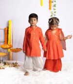 Bandhani Printed Taari  Sharara Set - Image 3