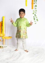 Enchanted Embroidered Sherwani Set - Image 5