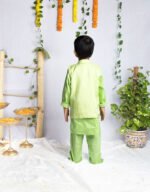 Enchanted Multicolor Beads Jacket with Kurta Set - Image 5