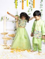 Enchanted Multicolor Ghagra Set - Image 10