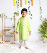 Honeycomb pintucks kurta