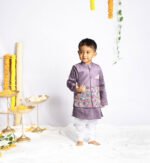 Enchanted Multicolor Beads Jacket with Kurta Set