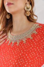 Crepe Up And Down With Tube Dhoti Dress - Image 8