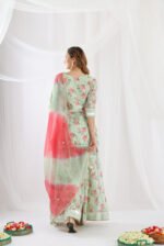 Chanderi Silk Printed Sharara Set - Image 7