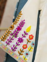 Embroidered Flower Bloom Tunic With Pants - Image 4