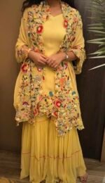 Multicolor Resham Sharara Set - Image 4