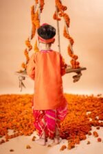 Lotus Kota Doria Dhoti Kurta - Image 3