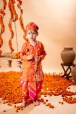 Lotus Kota Doria Dhoti Kurta