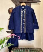 Mirror Work Sherwani Jacket Set - Image 8