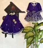 Pearl Embroidered Ghagra Set - Image 13