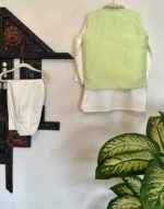 Dori Work Nehru Jacket Set - Image 11