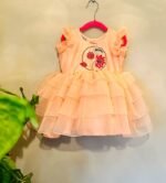 Padma Lotus Ring Embroidered Layered Dress - Image 3
