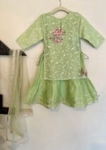 Flower Kota Doria One Piece Kurta - Image 6