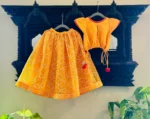 Gotta Jaal Organza Ghagra with Butti Blouse - Image 3