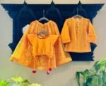 Gotta Jaal Organza Ghagra with Butti Blouse - Image 2