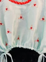 Gotta Jaal Organza Ghagra with Butti Blouse - Image 11