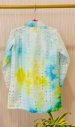 Mirror Batik Kurta Pyjama - Image 3