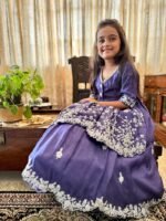Pearl Embroidered Ghagra Set