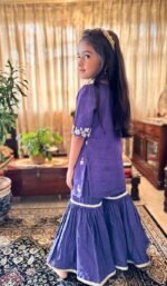 Pearl Embroidered Sharara Set - Image 4