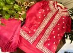 Thread Embroidered Jacket Sherwani Set - Image 5
