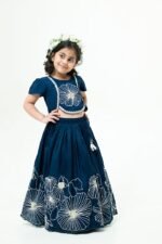 Flower Sutta and Bullion Lehenga with a Crop Top - Image 5
