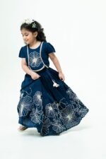 Flower Sutta and Bullion Lehenga with a Crop Top - Image 8