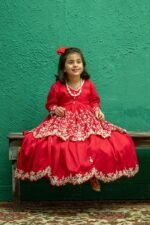 Pearl Embroidered Ghagra Set - Image 5