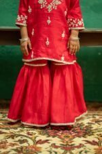Pearl Embroidered Sharara Set - Image 7
