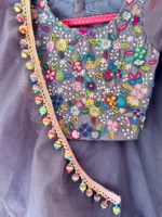 Enchanted Multicolor Ghagra Set - Image 5
