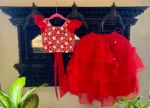 Sequins Floral Ghagra Set - Image 4