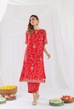 Mohak Organza Kurta Set - Image 6