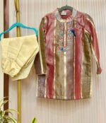 Crushed Tissue Kurta Set - Image 2