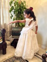 Flower Organza Cutwork Lehenga - Image 4