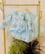 Flamingo Bird Jacket and Lehenga - Image 15