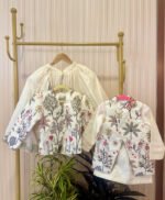 Flamingo Bird Jacket and Lehenga - Image 11