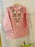 Floral Moti Neck Kurta Set