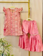 Patola Pannelled Kurta Sharara Sets - Image 6