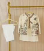 Flamingo Nehru Jacket Set - Image 8