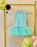 Sequins and Beads Tulle Party Dress