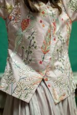 Flamingo Bird Jacket and Lehenga - Image 8