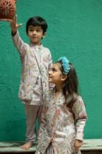 Flamingo Bird Jacket and Lehenga - Image 2