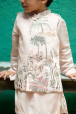 Flamingo Nehru Jacket Set - Image 4