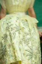 Flamingo Floral Embroidered Lehenga - Image 9