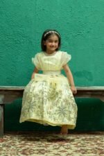 Flamingo Floral Embroidered Lehenga - Image 13