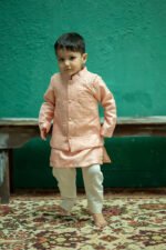Floral Resham Moti Nehru Jacket Set