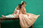 Floral Resham Moti Nehru Jacket Set - Image 2