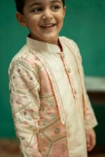 Royal Gotta Lace Sherwani Set - Image 4