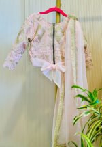 Geometric Gotta Lace Lehenga Set - Image 25