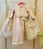 Geometric Gotta Lace Lehenga Set - Image 23