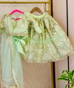 Geometric Gotta Lace Lehenga Set - Image 21